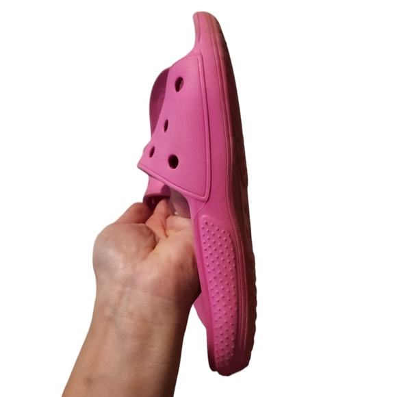 Pink classic croc slides - Picture 9 of 9